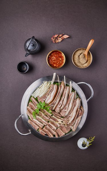 흑염소 부위별 정보 향촌흑염소 증평점 갈비수육 손질